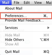configure email in mac mail