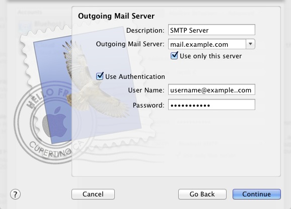 configure email in mac mail