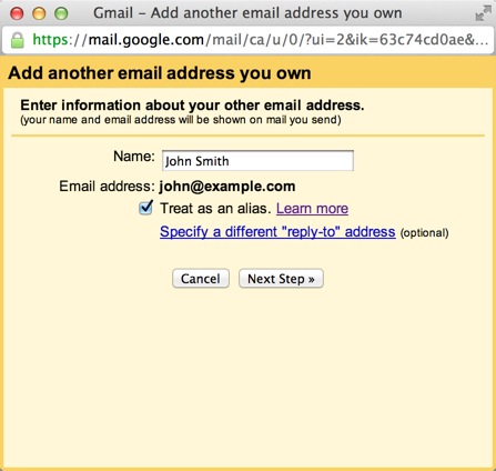 Configure Email Account in Gmail