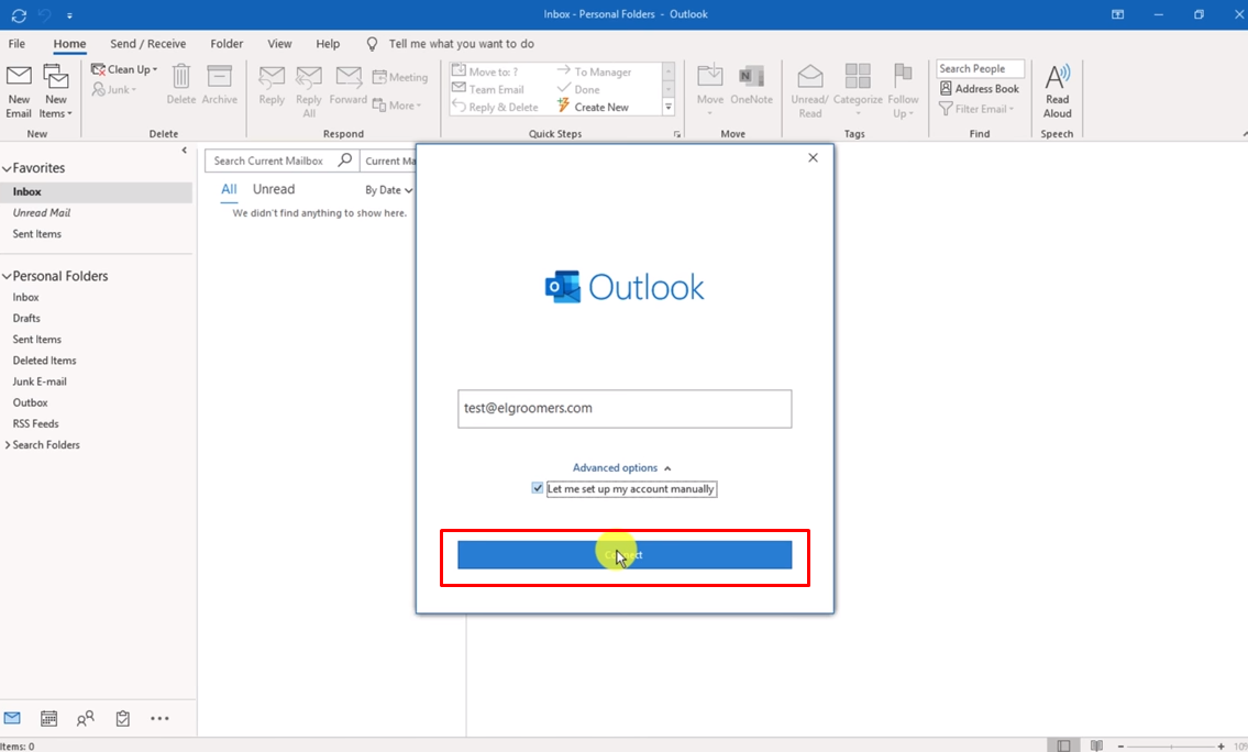 configure email account in office 365