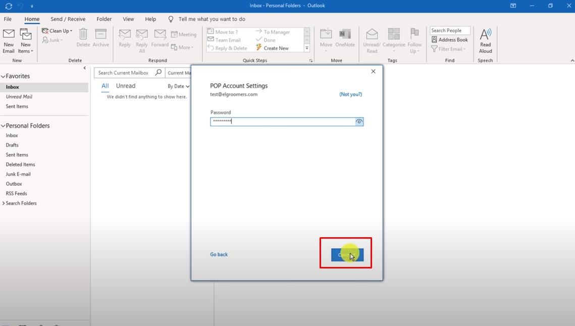 configure email account in office 365