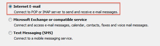 configure email in outlook 2010