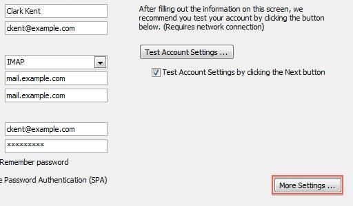 configure email in outlook 2010